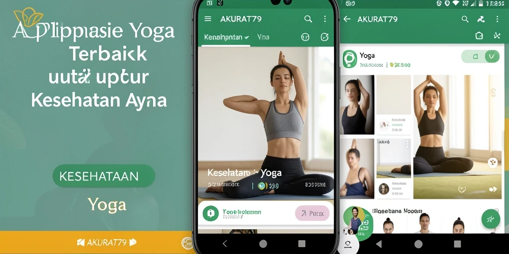 Tampilan antarmuka aplikasi AKURAT79 yang ramah pengguna untuk latihan Yoga.