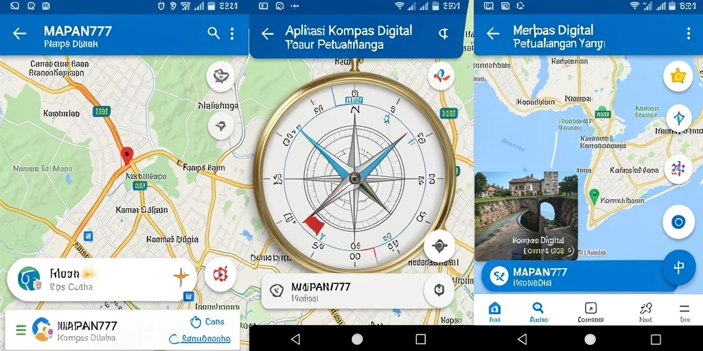Tampilan antarmuka aplikasi Kompas Digital yang user-friendly.