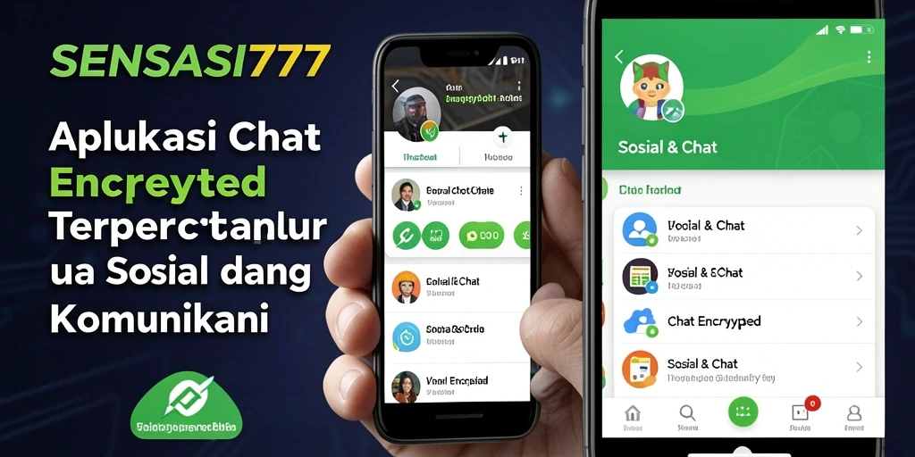 Tampilan antarmuka utama SENSASI777 dengan fitur Chat Encrypted yang intuitif.