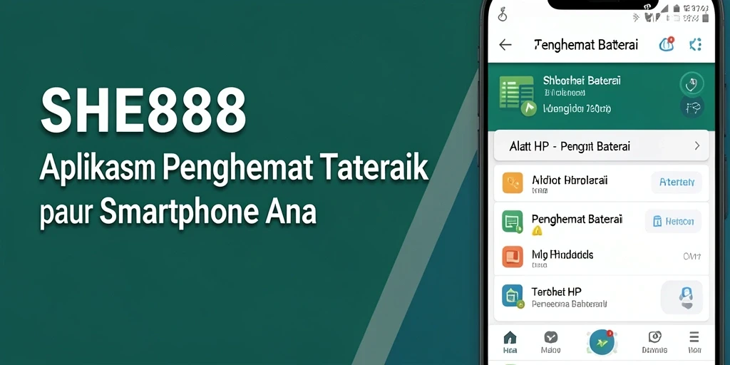 Antarmuka aplikasi SHE888 yang intuitif dan efisien.