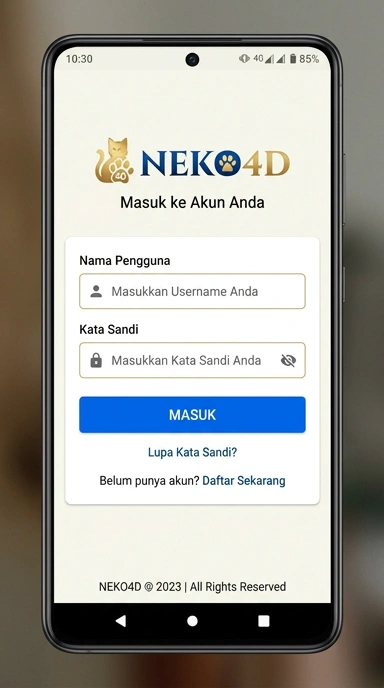 Panduan Masuk Akun Neko4D untuk Pengguna Android